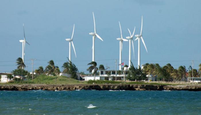 Parque eólico de Gibara, en la oriental provincia cubana de Holguín. Foto: Archivo